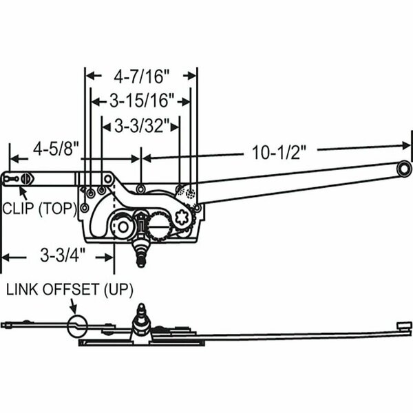 Strybuc Dual Arm Casement Operator 36-185